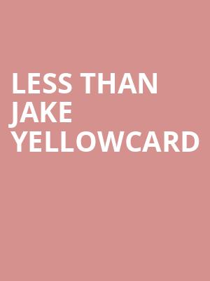 Less Than Jake + Yellowcard at O2 Academy Leeds
